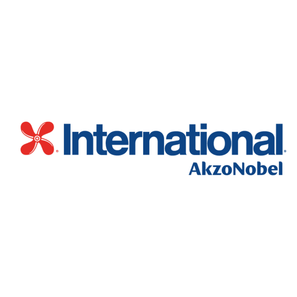 Logo de AkzoNobel, líder en recubrimientos para estructuras de acero y metálicas, afiliado ICCA en Medellín.