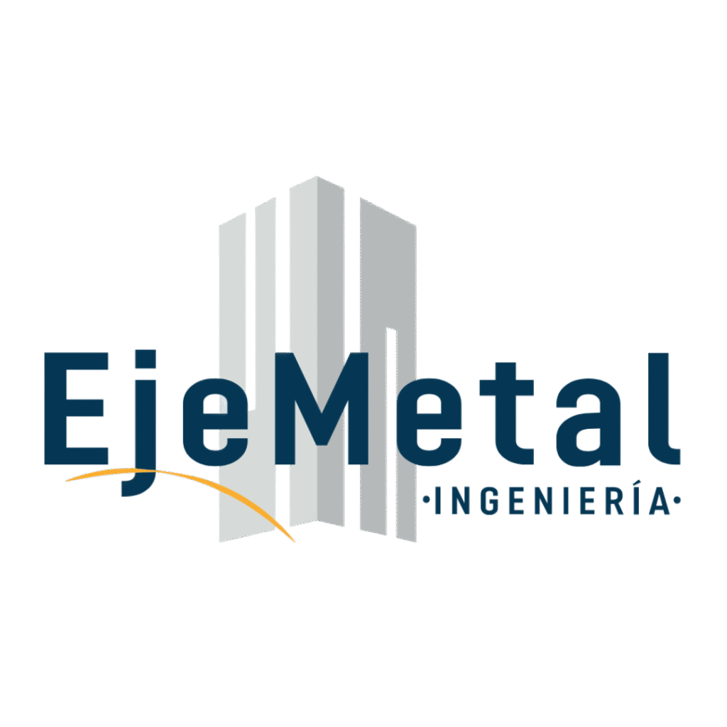 Logo de Eje Metal Ingeniería, empresa de Pereira afiliada al ICCA, especializada en estructuras metálicas y cubiertas de acero.